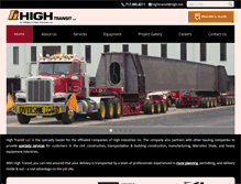 Tablet Screenshot of hightransit.com